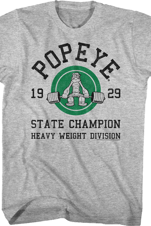 State Champion Popeye T-Shirtmain product image