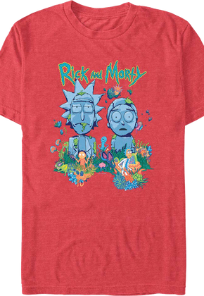 Statues Rick And Morty T-Shirt