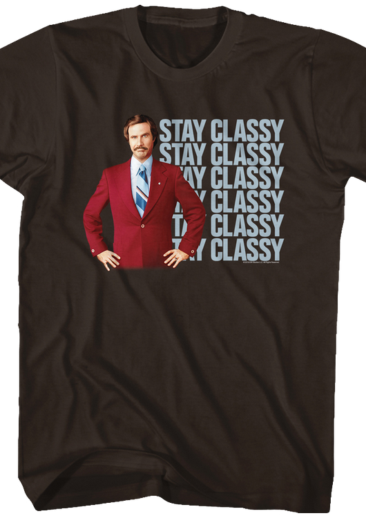 Stay Classy Anchorman T-Shirt - main product image