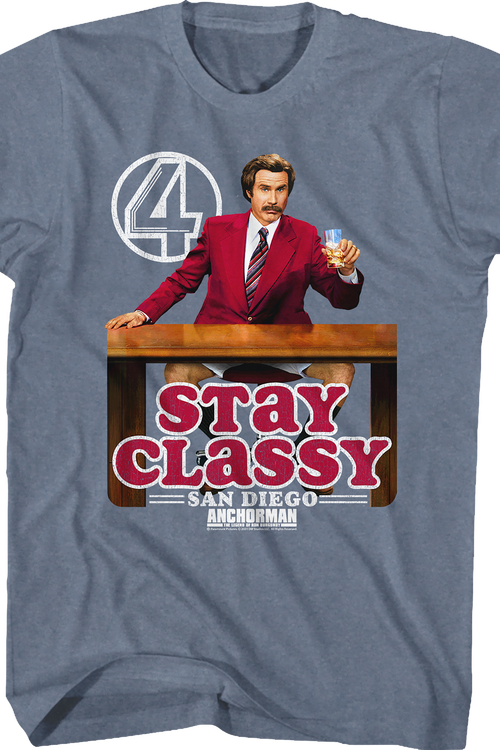 Stay Classy San Diego Anchorman T-Shirtmain product image