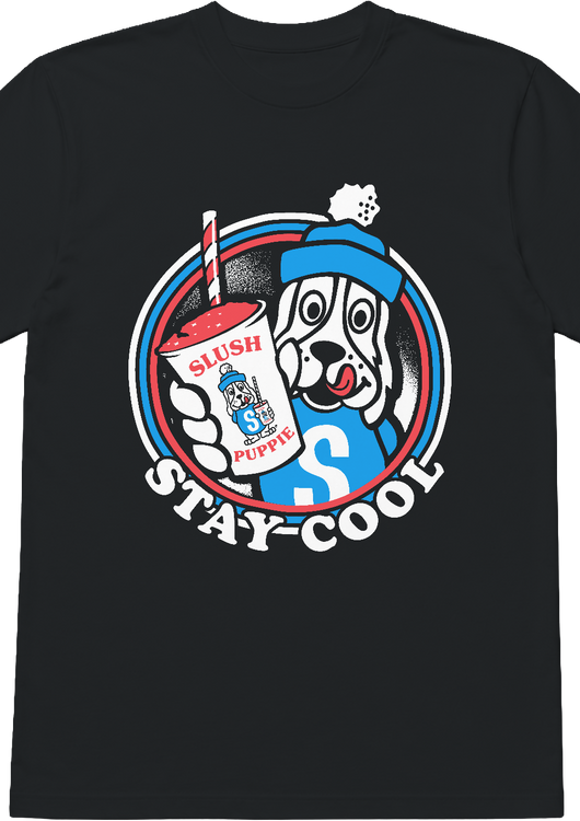 Stay Cool Chilly Dog Circle Slush Puppie T-Shirt - main product image