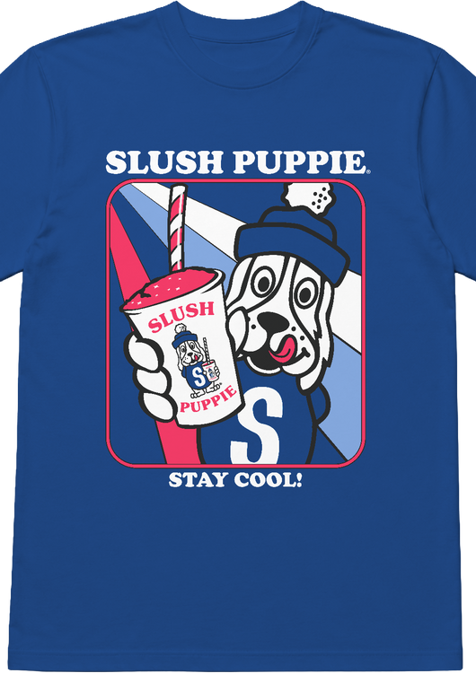 Stay Cool Chilly Dog Photo Slush Puppie T-Shirt - main product image