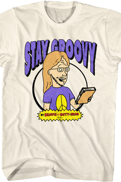 Stay Groovy Beavis And Butt-Head T-Shirtmain product image
