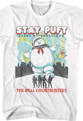 Stay Puft Brand Marshmallows Real Ghostbusters T-Shirt