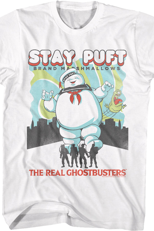Stay Puft Brand Marshmallows Real Ghostbusters T-Shirt - main product image