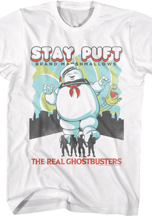 Stay Puft Brand Marshmallows Real Ghostbusters T-Shirt - main product image