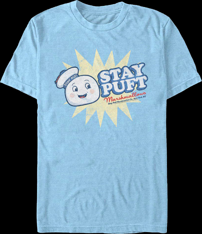 Stay Puft Marshmallows Logo Ghostbusters TShirt