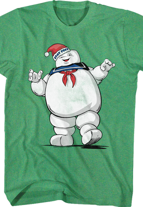 Stay Puft Santa Claus Hat Real Ghostbusters T-Shirt
