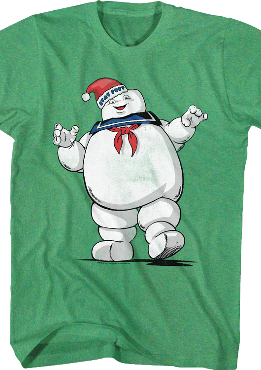 Stay Puft Santa Claus Hat Real Ghostbusters T-Shirt - main product image