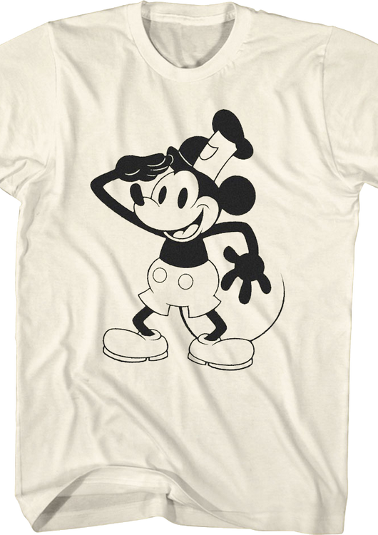 Steamboat Willie Salute Disney T-Shirt - main product image