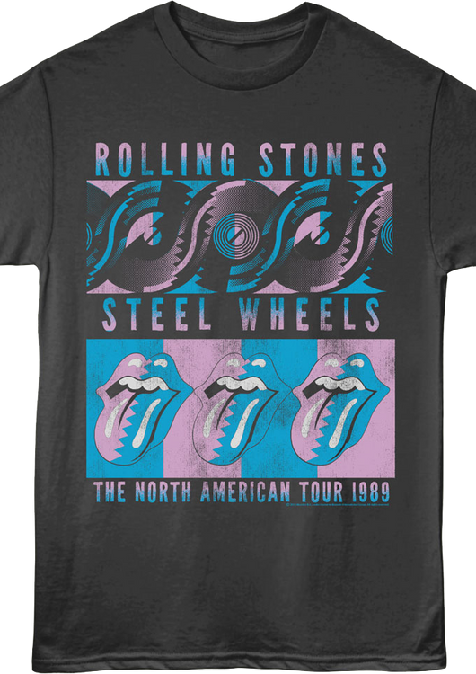 Steel Wheels North American Tour 1989 Rolling Stones T-Shirt - main product image