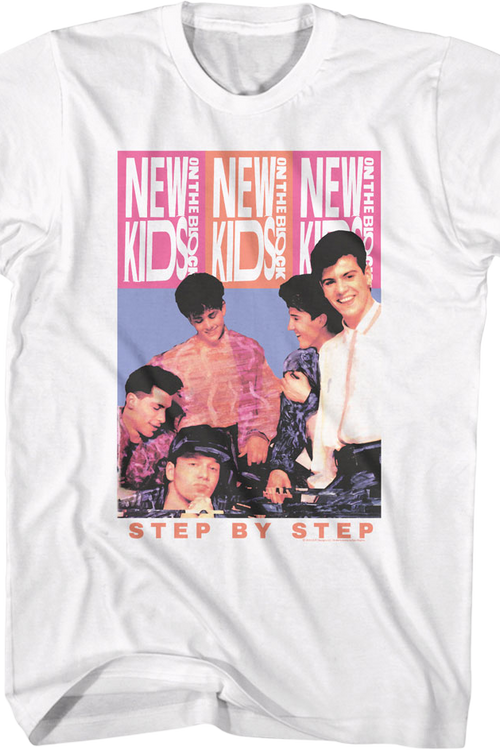 Step By Step New Kids On The Block T-Shirt - main product image