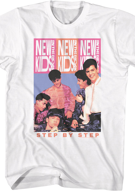 Step By Step New Kids On The Block T-Shirt - main product image