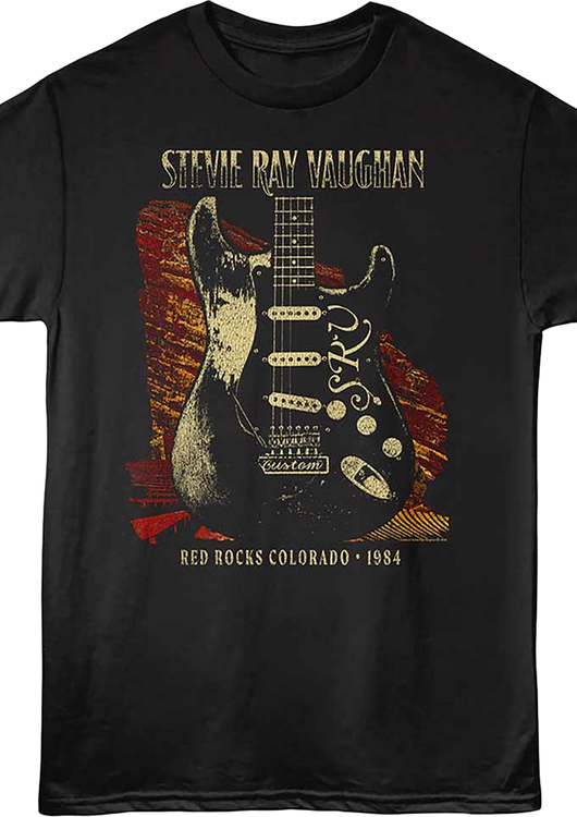 Red Rocks 1984 Stevie Ray Vaughan T-Shirt - main product image