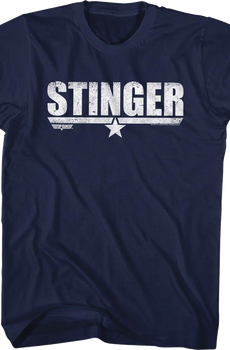 Distressed Stinger Top Gun T-Shirt