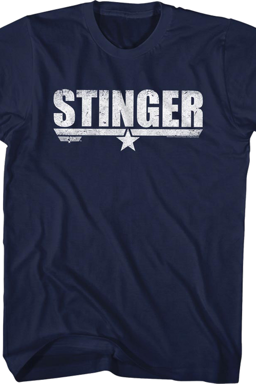 Distressed Stinger Top Gun T-Shirt - main product image