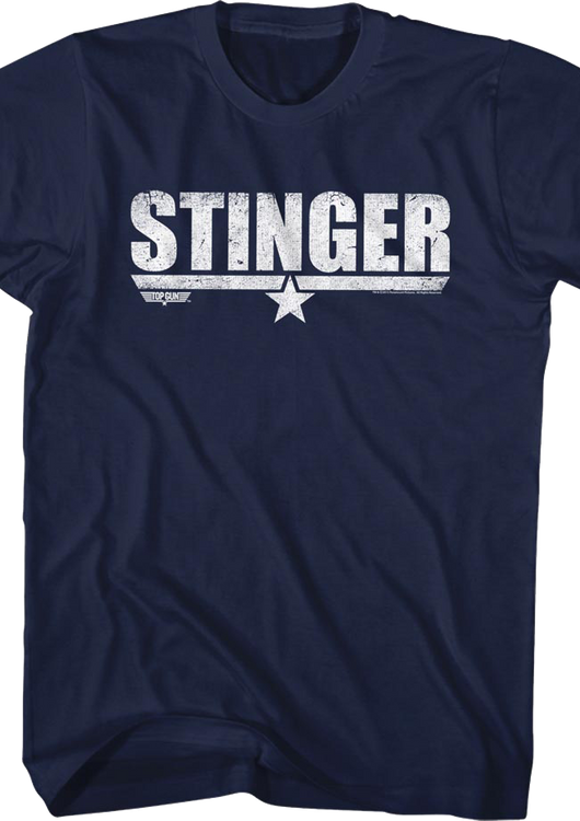 Distressed Stinger Top Gun T-Shirt - main product image