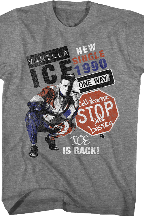 Stop Collaborate And Listen Vanilla Ice T-Shirtmain product image