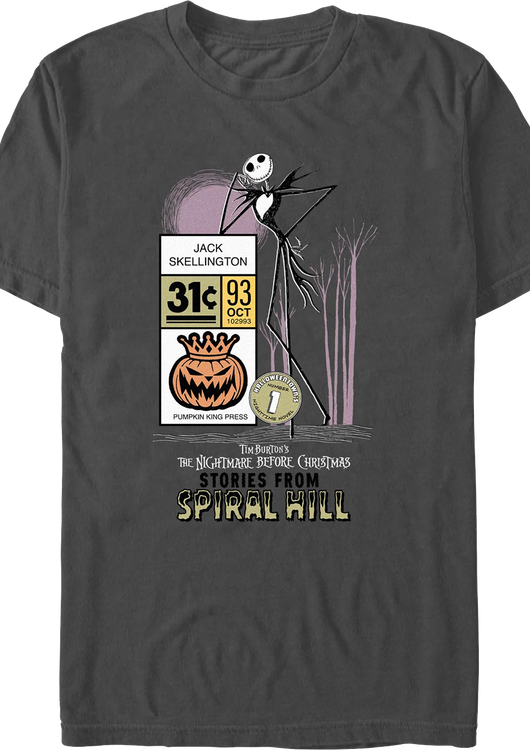 Stories From Spiral Hill Nightmare Before Christmas T-Shirt - main product image