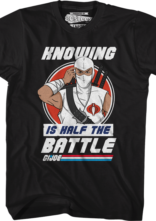 Storm Shadow Knowing Is Half The Battle GI Joe T-Shirt - main product image
