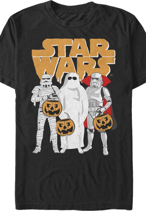 Stormtroopers Trick Or Treating Star Wars T-Shirt