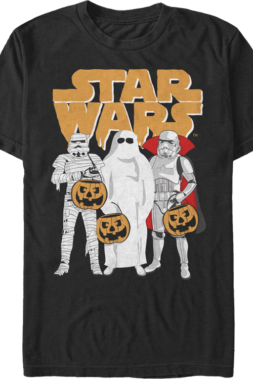 Stormtroopers Trick Or Treating Star Wars T-Shirt - main product image