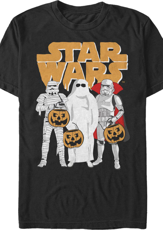 Stormtroopers Trick Or Treating Star Wars T-Shirt - main product image