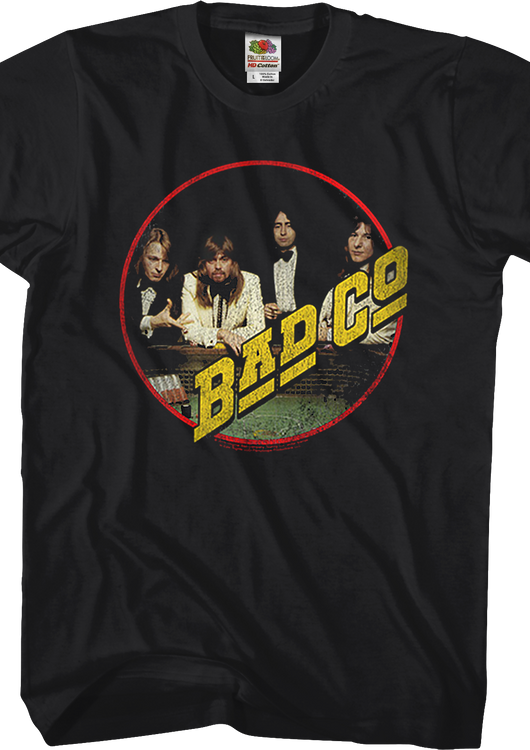 Straight Shooter Vinyl Jacket Sleeve Bad Company T-Shirt - main product image