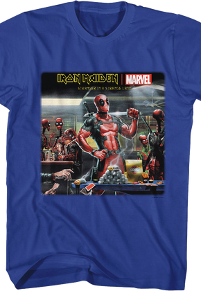 Stranger In A Strange Land Deadpool & Iron Maiden T-Shirt