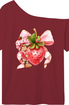 Strawberry Shortcake Off The Shoulder Shirt