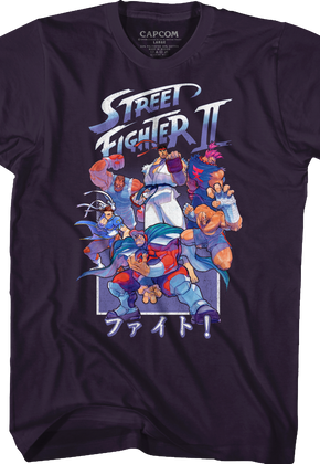 Street Fighter II Poster T-Shirt