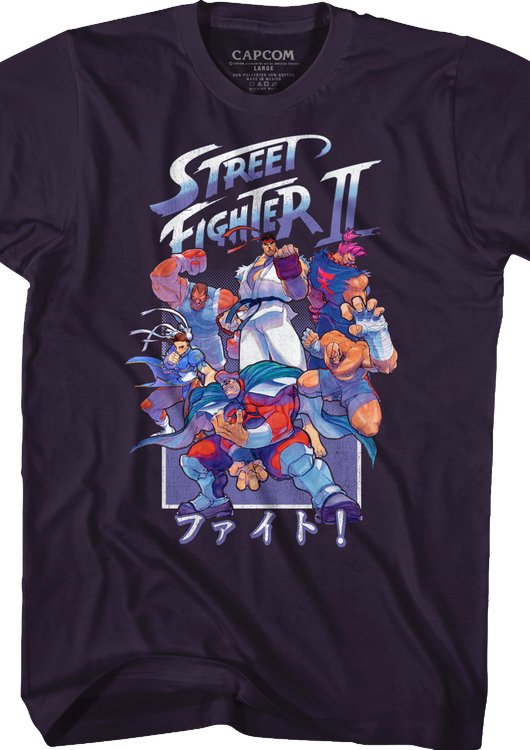 Street Fighter II Poster T-Shirt - main product image
