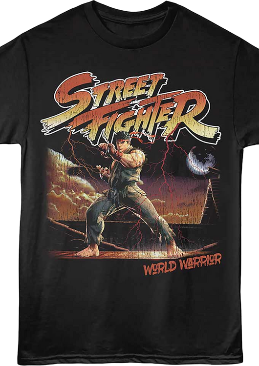 Ryu World Warrior Street Fighter T-Shirt - main product image