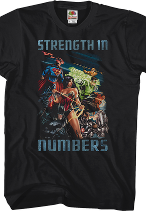 Strength In Numbers Justice League T-Shirt