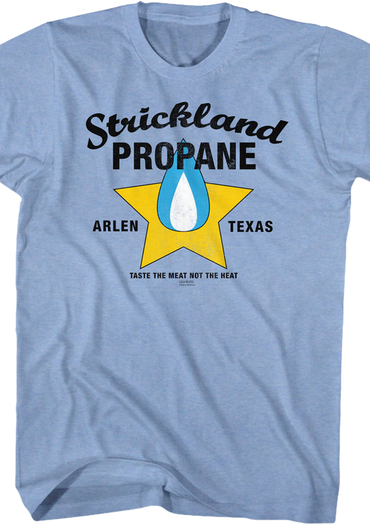 Blue Strickland Propane King of the Hill T-Shirt - main product image