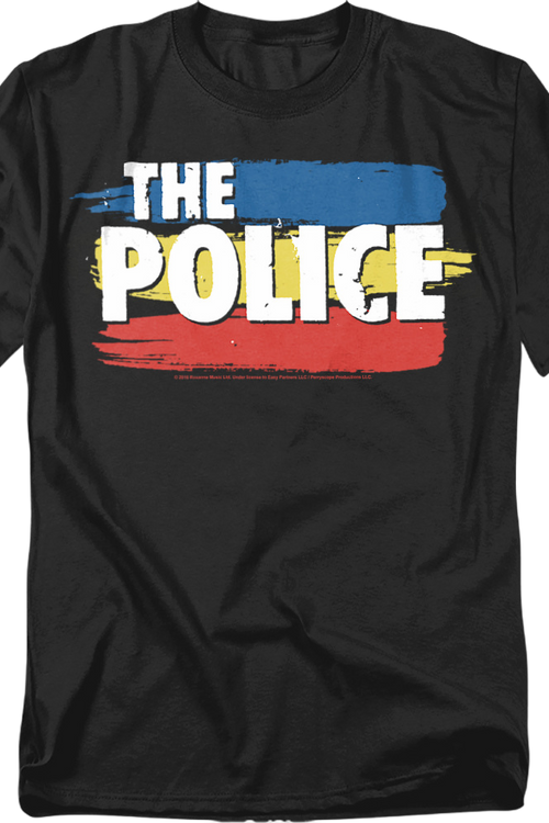 Stripe Logo The Police T-Shirt - main product image