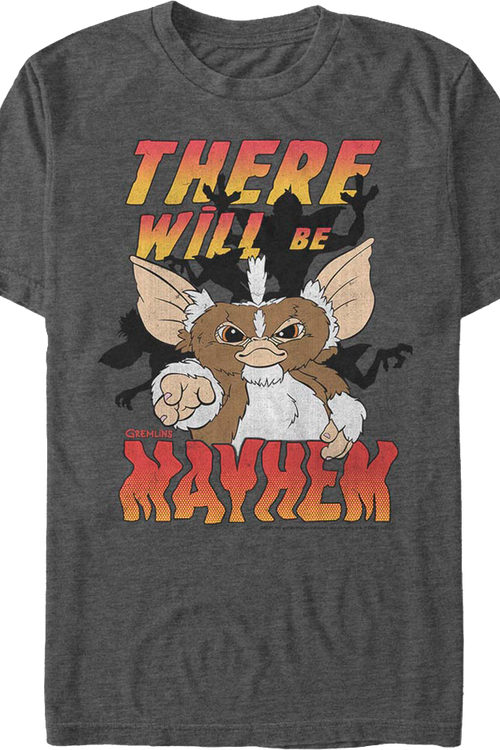 Stripe There Will Be Mayhem Gremlins T-Shirtmain product image