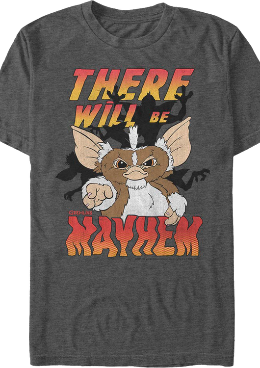 Stripe There Will Be Mayhem Gremlins T-Shirt - main product image