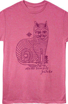 Striped Cat Stone Temple Pilots T-Shirt