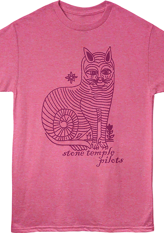 Striped Cat Stone Temple Pilots T-Shirt - main product image