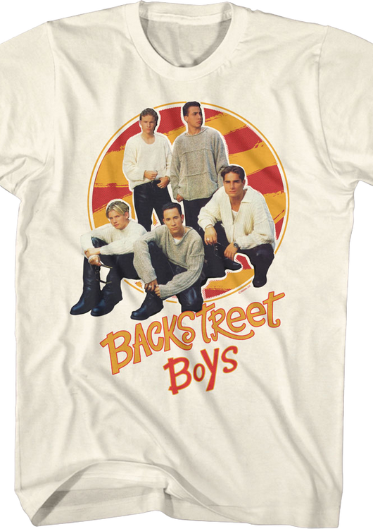 Striped Circle Backstreet Boys T-Shirt - main product image