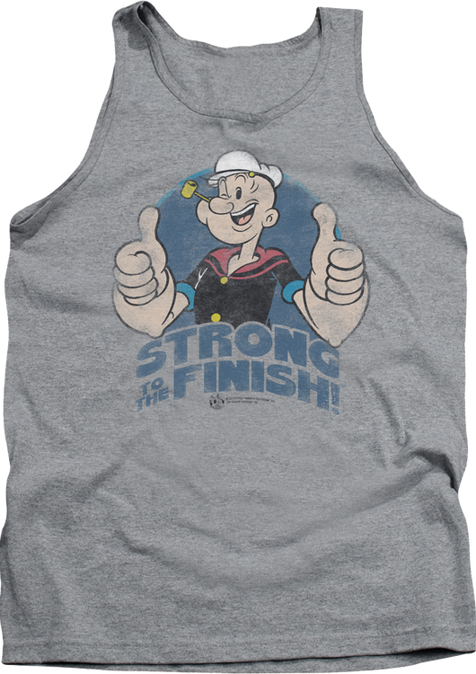 Strong To The Finish Popeye Tank Top - main product image