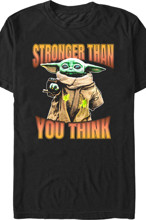 Stronger Than You Think The Mandalorian Star Wars T-Shirtmain product image