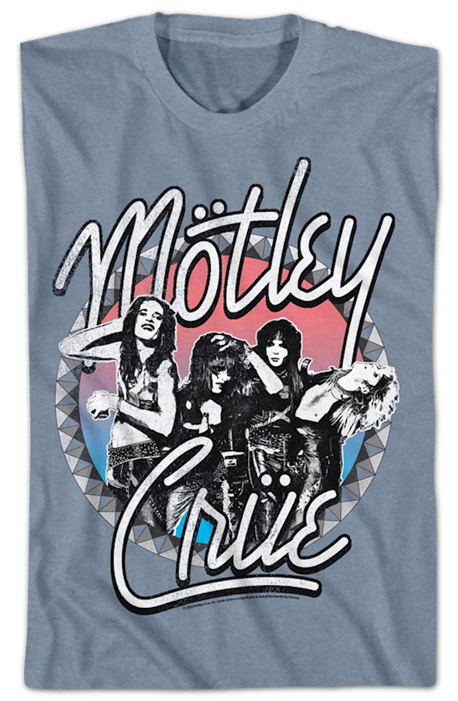 T-shirt Motley Crue Wrecking Crue - Blanc Coton - Gildan - Neuf