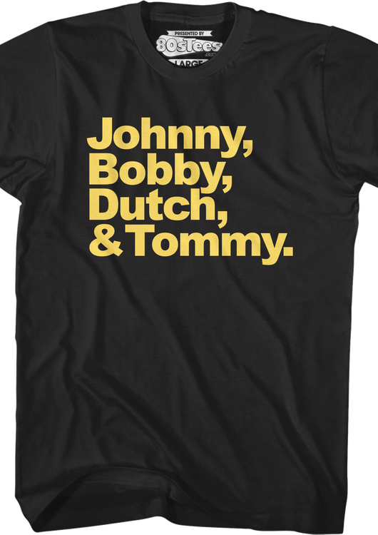 Student Names Karate Kid Cobra Kai T-Shirt - main product image