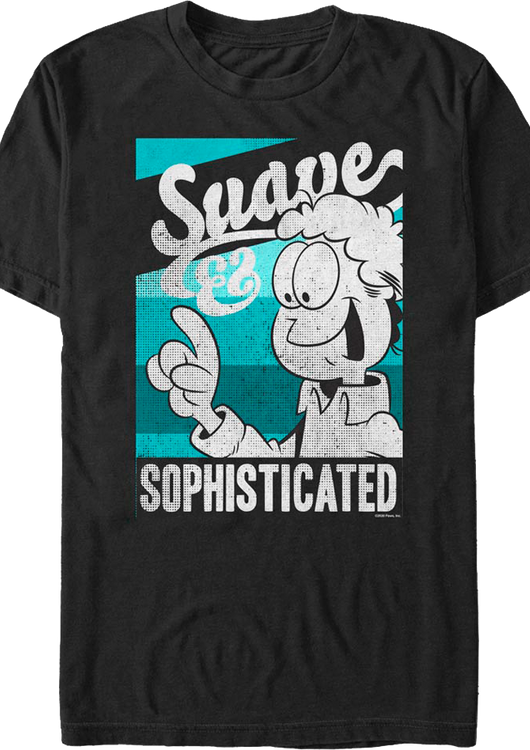 Suave & Sophisticated Garfield T-Shirt - main product image