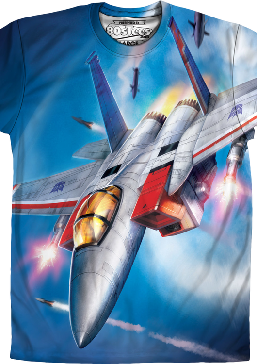 Sublimated Seeker Starscream Transformers Shirt - main product image