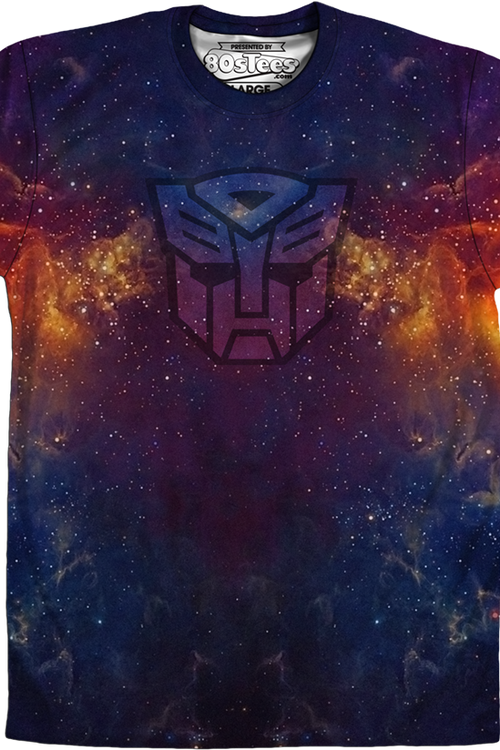 Sublimation Galaxy Autobot Logo Transformers Shirtmain product image