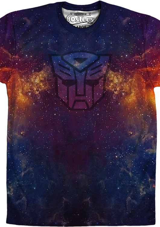 Sublimation Galaxy Autobot Logo Transformers Shirt - main product image