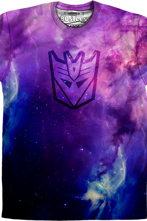 Sublimation Galaxy Decepticon Logo Transformers Shirtmain product image